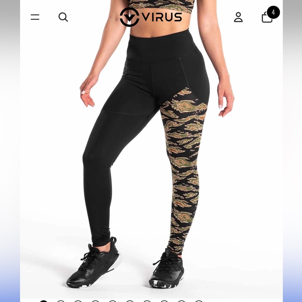 Virus asymmetric tech pants